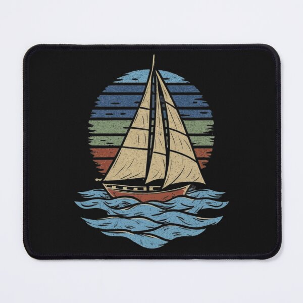 Item preview, ketch sailboat on sunset designed and sold by SobosDesigns.