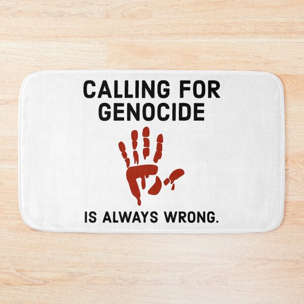 Item preview, Calling for genocide is always wrong.  designed and sold by Rachel the Artist .