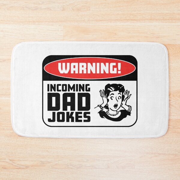 Item preview, Warning Incoming Dad Jokes - Bad Jokes  designed and sold by Vision-Tees.