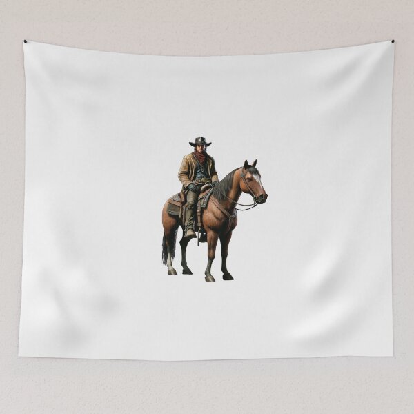 Item preview, Cowboy on a Horse in the Old Wild West in 1800s and 1900s designed and sold by kylmllr101684.