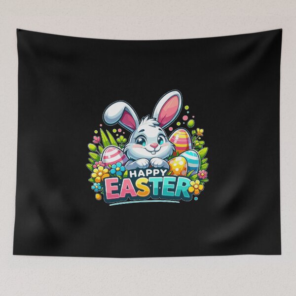 Item preview, Happy Easter - Easter Bunny Illustration designed and sold by MrERNST.