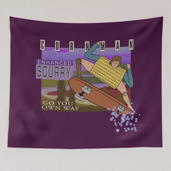 Item preview, Purple Corn Man Shirt designed and sold by inb4.