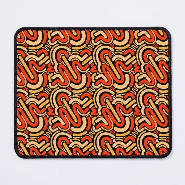 Item preview, Funky pattern retro organic shapes designed and sold by Vnouk.