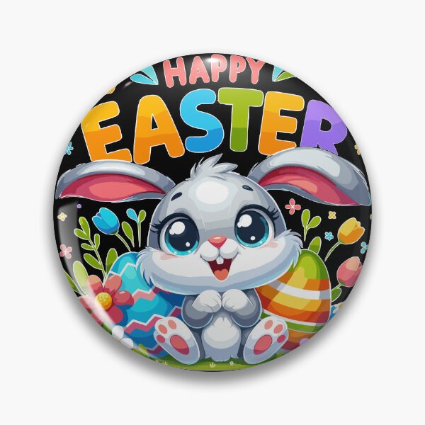Item preview, Happy Easter - Easter Bunny Illustration designed and sold by MrERNST.