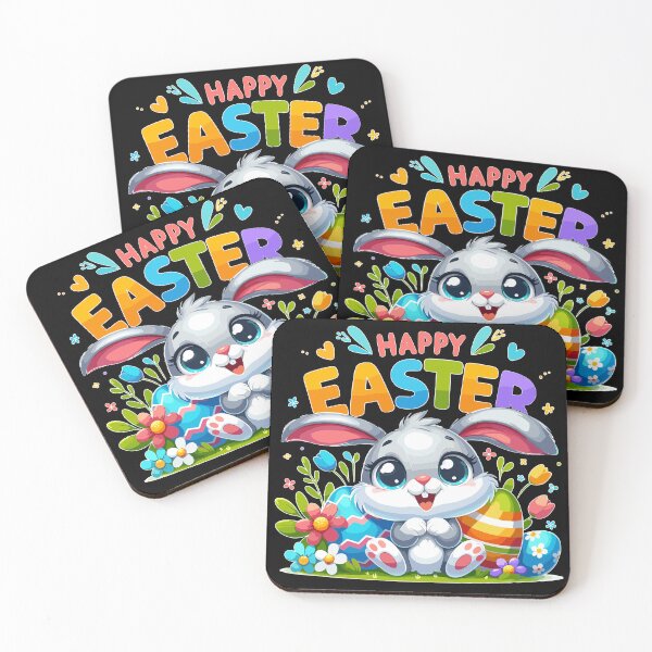 Item preview, Happy Easter - Easter Bunny Illustration designed and sold by MrERNST.