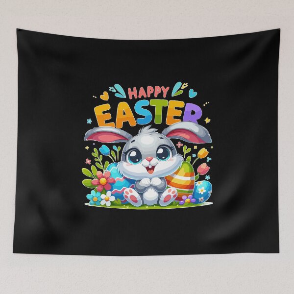 Item preview, Happy Easter - Easter Bunny Illustration designed and sold by MrERNST.