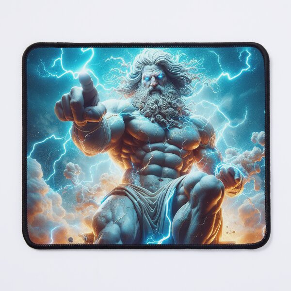 Item preview, Zeus Unleashes Lightning Bolt: Divine Fury designed and sold by autrouvetout.