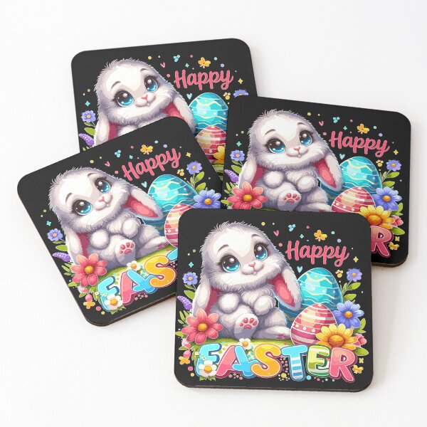 Item preview, Happy Easter - Easter Bunny Illustration designed and sold by MrERNST.