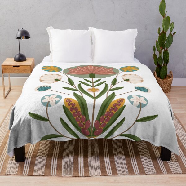 Item preview, Folk Floral designed and sold by lsb-ooks.