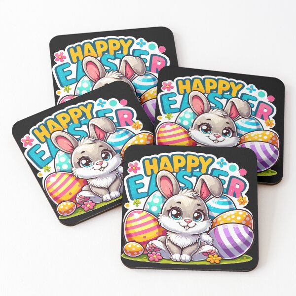 Item preview, Happy Easter - Easter Bunny Illustration designed and sold by MrERNST.