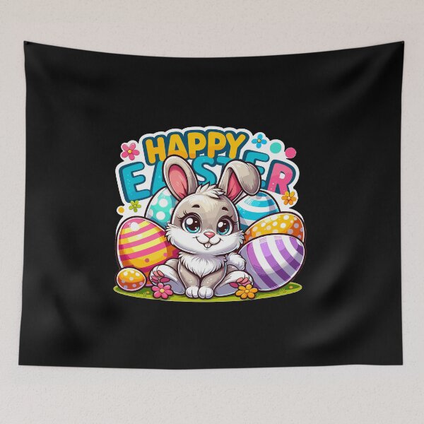 Item preview, Happy Easter - Easter Bunny Illustration designed and sold by MrERNST.