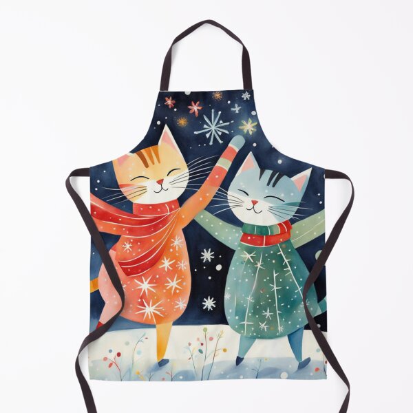 Item preview, Christmas winter cat dance duo designed and sold by YukiKenji.
