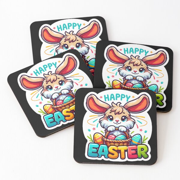 Item preview, Happy Easter - Easter Bunny Illustration designed and sold by MrERNST.