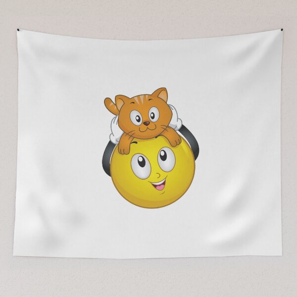 Item preview, Cheerful Cat Smiles , smily cat designed and sold by Ikra Best.