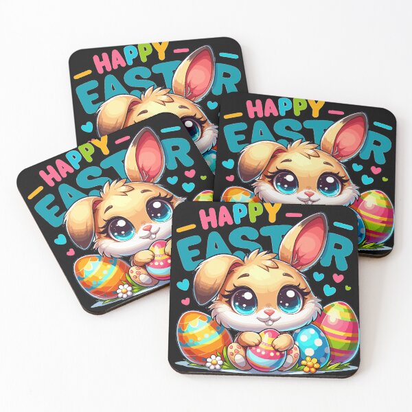 Item preview, Happy Easter - Easter Bunny Illustration designed and sold by MrERNST.