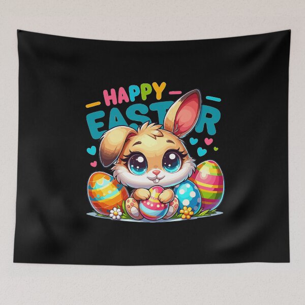 Item preview, Happy Easter - Easter Bunny Illustration designed and sold by MrERNST.