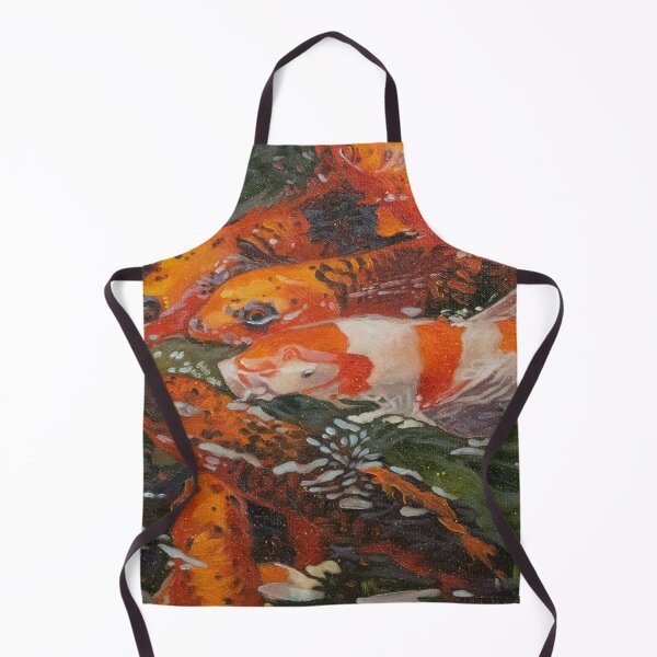 Item preview, Koi fishes in water oil painting designed and sold by Yue Zeng Art Studio.