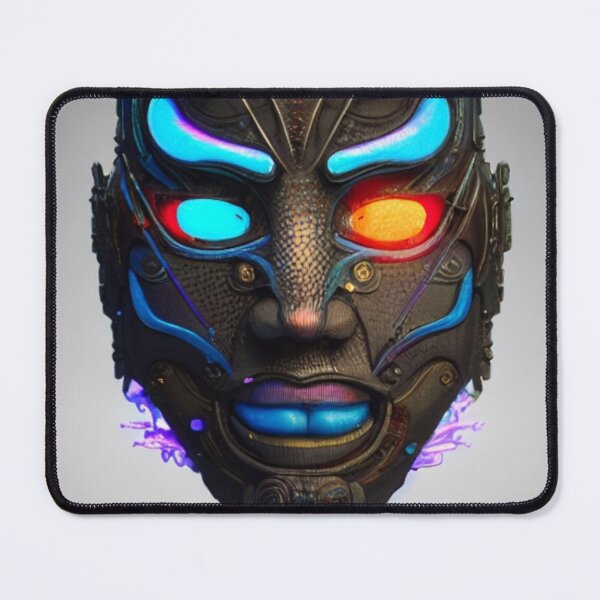 Item preview, MASKS: Afrikan futuristic Mask designed and sold by UtopiaNatura.
