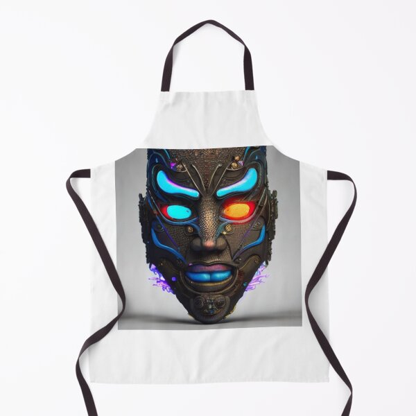 Item preview, MASKS: Afrikan futuristic Mask designed and sold by UtopiaNatura.