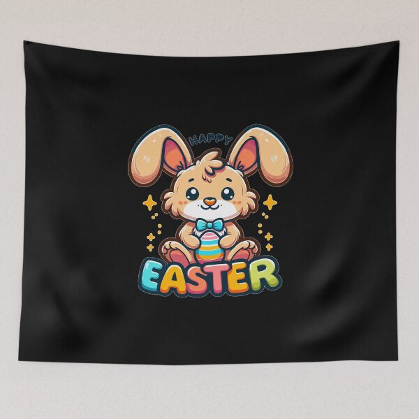 Item preview, Happy Easter - Easter Bunny Illustration designed and sold by MrERNST.