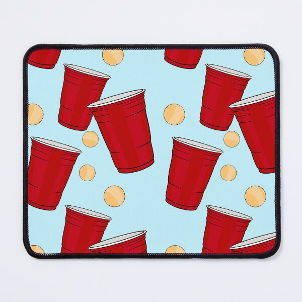 Item preview, Playful Pong Party: Red Cups and Ping Pong Balls Pattern designed and sold by Vnouk.
