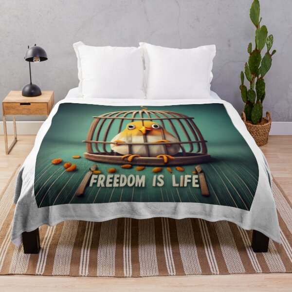 Item preview, freedom is life go ahead designed and sold by abdelaziz0.