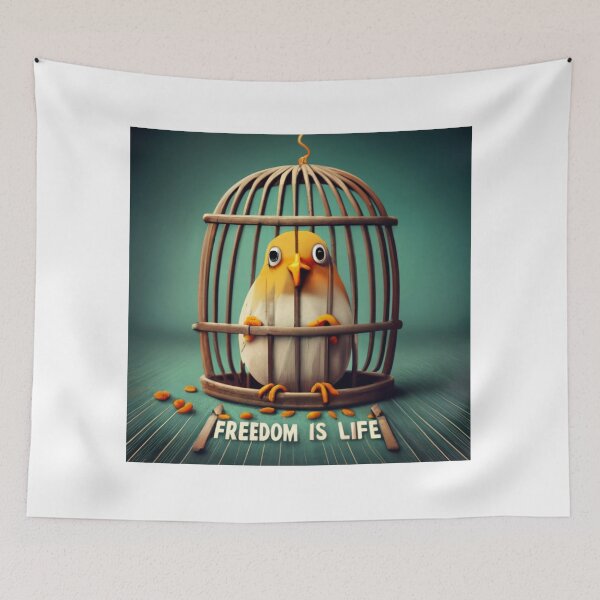 Item preview, freedom is life go ahead designed and sold by abdelaziz0.