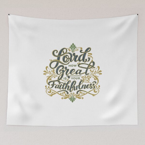 Item preview, Lord How Great is Your Faithfulness 1 designed and sold by HahaHandlesHub.