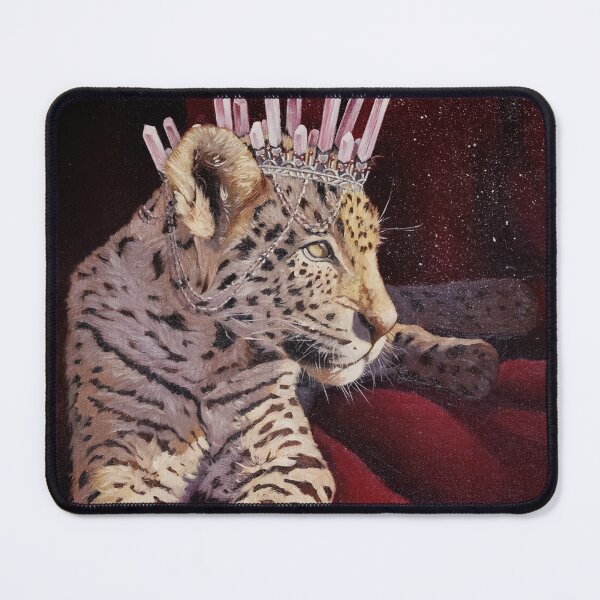 Item preview, Princess leopard with tiara crown designed and sold by Yue Zeng Art Studio.