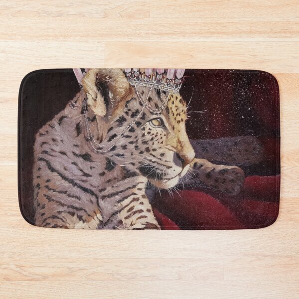 Item preview, Princess leopard with tiara crown designed and sold by Yue Zeng Art Studio.