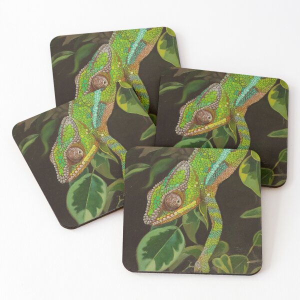 Item preview, Chameleon portrait designed and sold by Yue Zeng Art Studio.