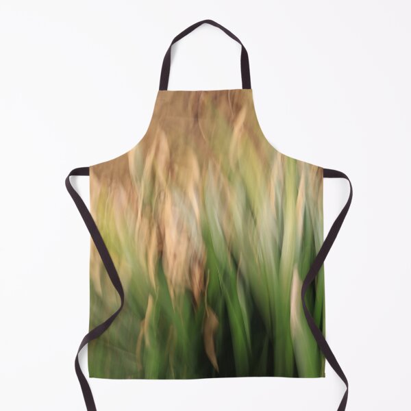 Item preview, Wavy Grasses, Green on Brown designed and sold by SunlitColors.