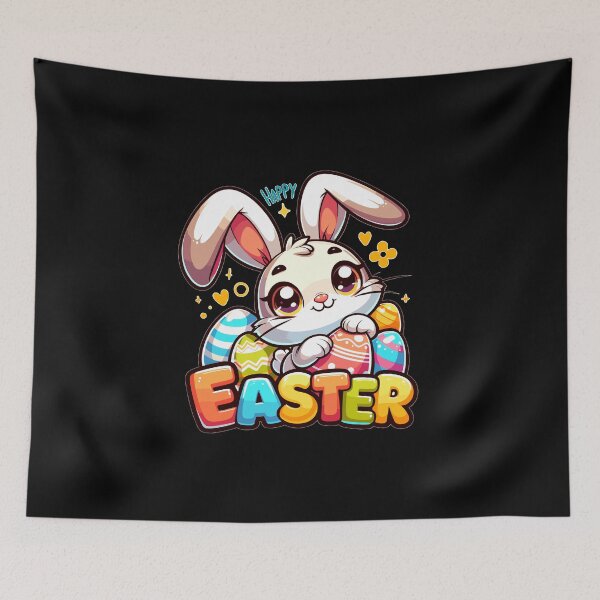 Item preview, Happy Easter - Easter Bunny Illustration designed and sold by MrERNST.