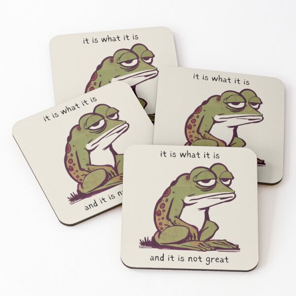 Item preview, Es lo que es Froggo designed and sold by Melon Designs All.