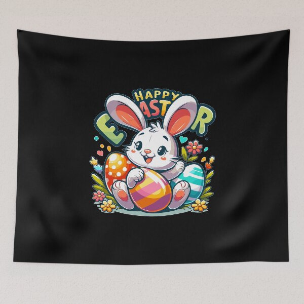 Item preview, Happy Easter - Easter Bunny Illustration designed and sold by MrERNST.