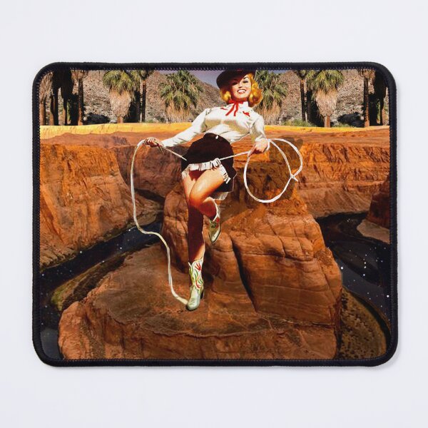 Item preview, Horseshoe Bend Bandit - vintage cowgirl on red rocks  designed and sold by linzsepe.