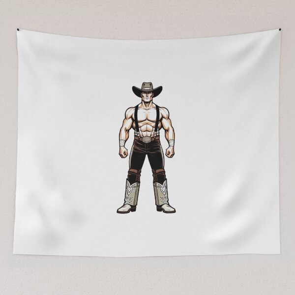 Item preview, Cowboy Pro Wrestler with Suspenders and a Belt designed and sold by kylmllr101684.