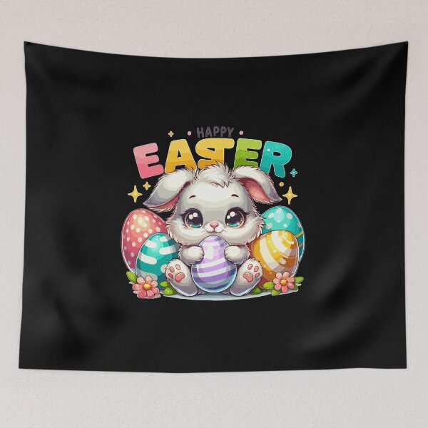 Item preview, Happy Easter - Easter Bunny Illustration designed and sold by MrERNST.