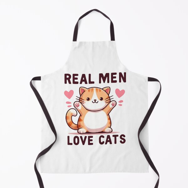 Item preview, REAL MEN LOVE CATS designed and sold by MegzDesign.