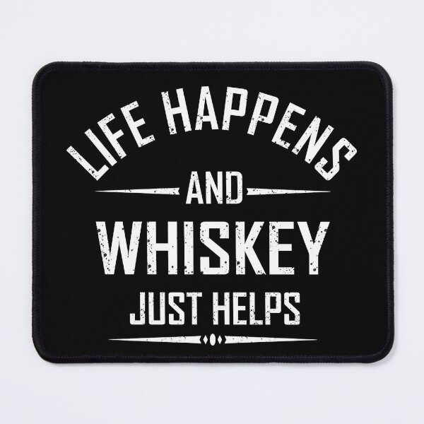 Item preview, Whiskey helps Funny drinking quote lover whisky drinker sayings jokes slogan designed and sold by Alexaltay.