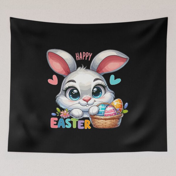 Item preview, Happy Easter - Easter Bunny Illustration designed and sold by MrERNST.