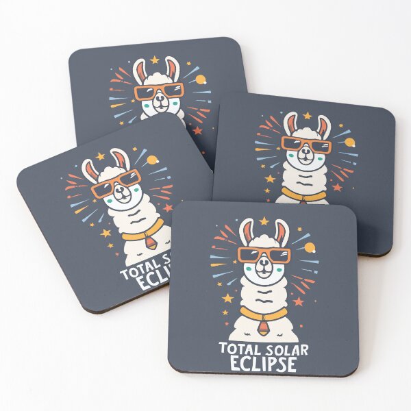 Item preview, Total Llama Eclipse: Dark Blue Delight designed and sold by EmeraldeaArt.