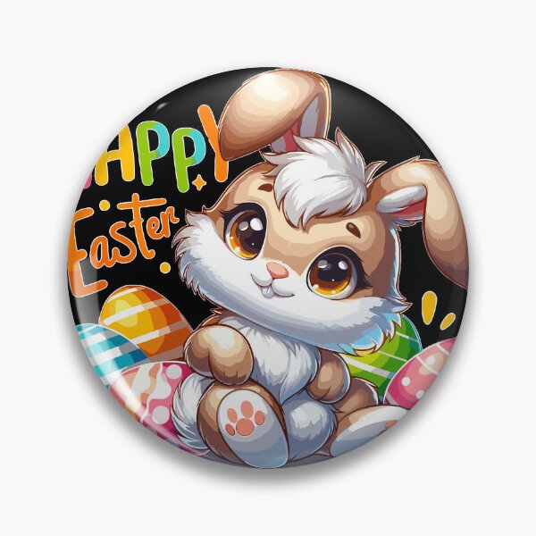 Item preview, Happy Easter - Easter Bunny Illustration designed and sold by MrERNST.