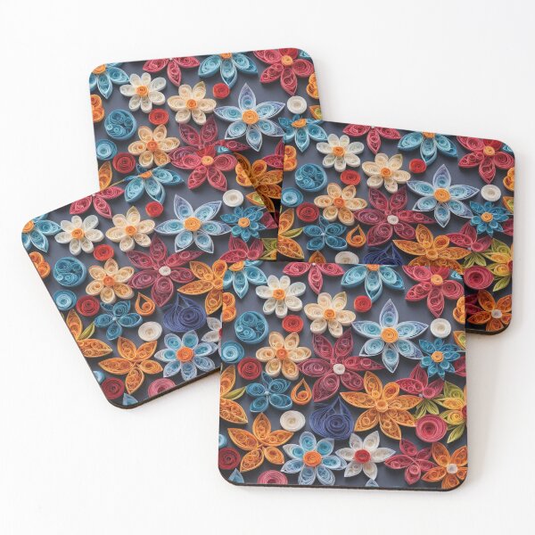 Artikelvorschau, Quilling nahtlose Blumen, ultrarealistisch - Edition 2 entworfen und verkauft von CharlieDesings.