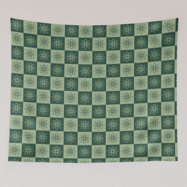 Item preview, Blooms in Green: Floral Blocks Pattern designed and sold by Vnouk.
