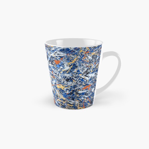 Item preview, Abstract Jackson Pollock Painting Original Art ,artwork by Jackson Pollock, red, yellow, blue, black designed and sold by Amy-Hamilton.