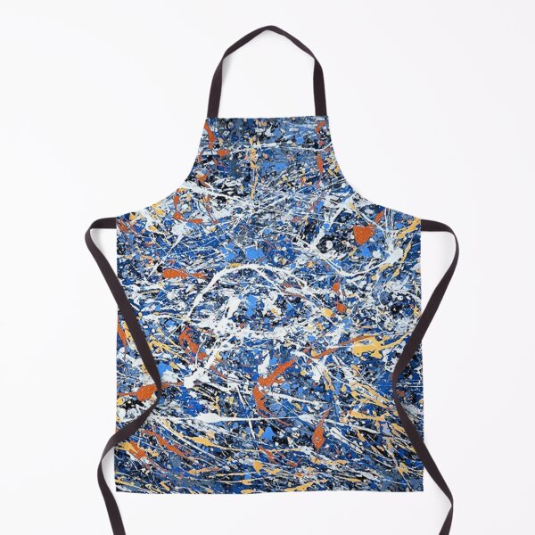 Item preview, Abstract Jackson Pollock Painting Original Art ,artwork by Jackson Pollock, red, yellow, blue, black designed and sold by Amy-Hamilton.