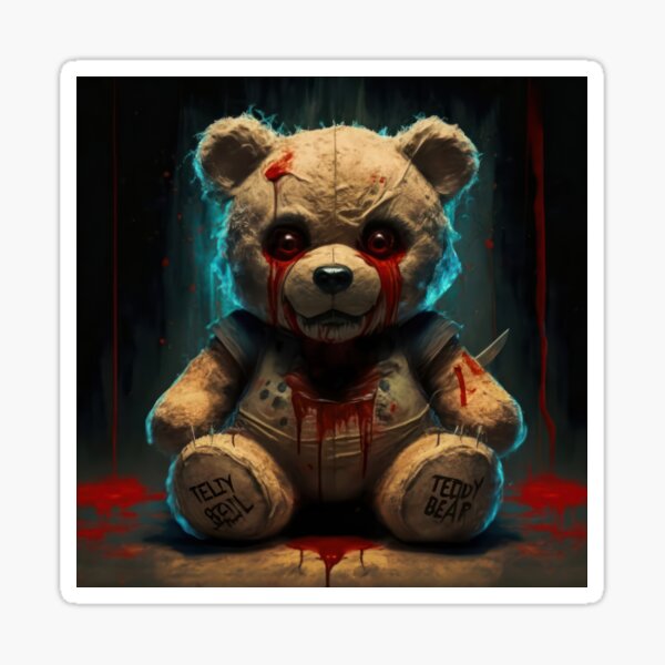 Evil Bear Freddy Fazbear Sticker - Evil bear Freddy fazbear Five