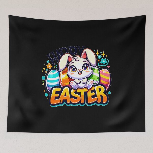 Item preview, Happy Easter - Easter Bunny Illustration designed and sold by MrERNST.
