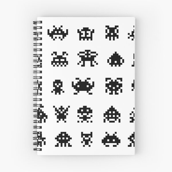 Aperçu de l'œuvre Motifs Space Invaders 8 Bit créée et vendue par LeGrizou.